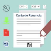 modelos carta de renuncia para descargar gratis