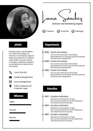 canva curriculum vitae plantillas gratis